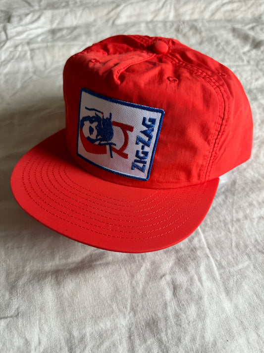 Zig Zag Hat Red